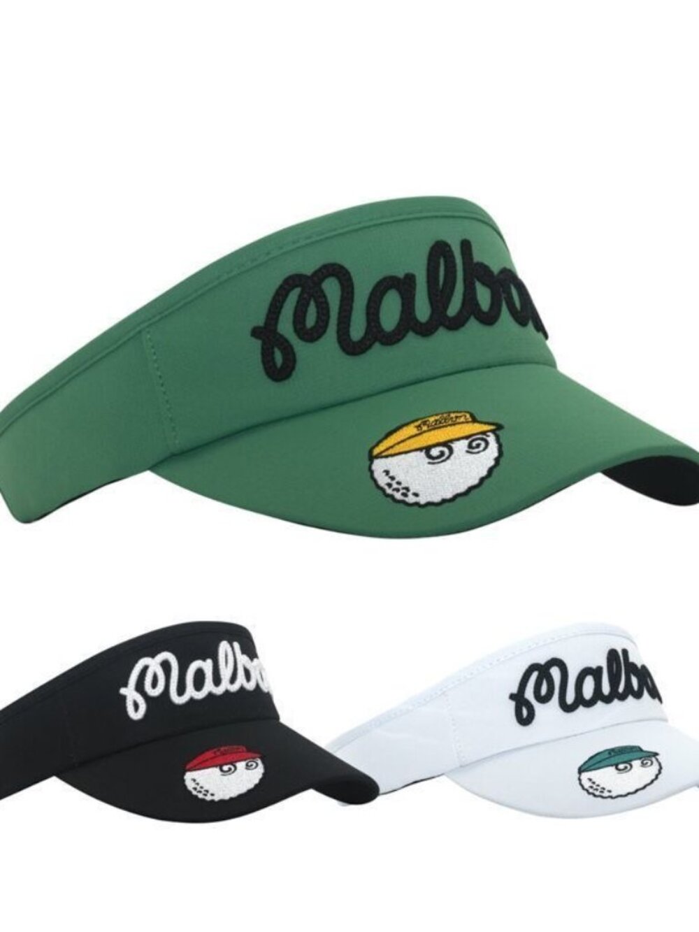 Malbon Women's Summer Visor Hat UV Protection Sun Hat Baseball Cap